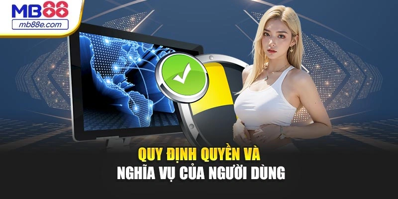 Quy định quyền và nghĩa vụ của người dùng
